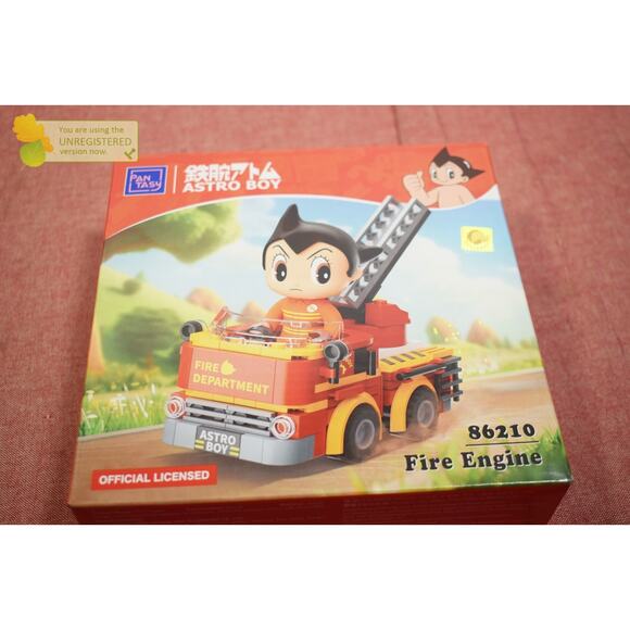 Pantasy Astro Boy Fire Engine Buildable Brick Block Set 86210 - Picture 3 of 7